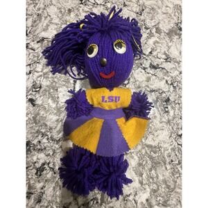 Unique LSU Yarn Doll Vintage Frankie's Smiles Louisiana